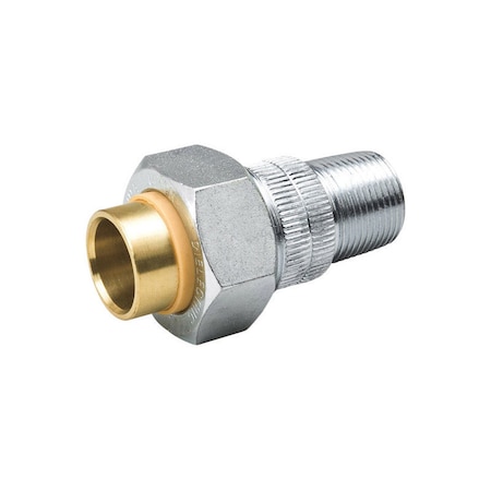 B & K Mueller 3/4 in. MIP X 1/2 in. D Sweat Galvanized Brass/Copper/Steel Dielectric Union 167-094NL